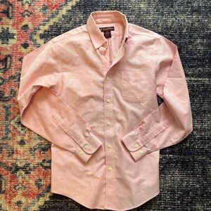 Youth Brooks Brothers Light Pink Casual Button Down Shirt